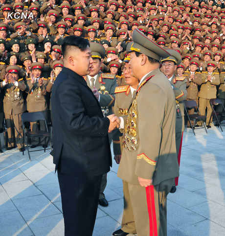 Kim Jong Un, top leader of the Democratic People's Republic of Korea (DPRK), visits the country’s Ministry of State Security on Nov. 20, 2012, the official news agency KCNA reported on Nov. 21. Kim’s visit on Tuesday coincided with the ministry’s founding anniversary. (Photo/KCNA)