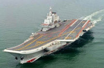 China's first aircraft carrier handed over