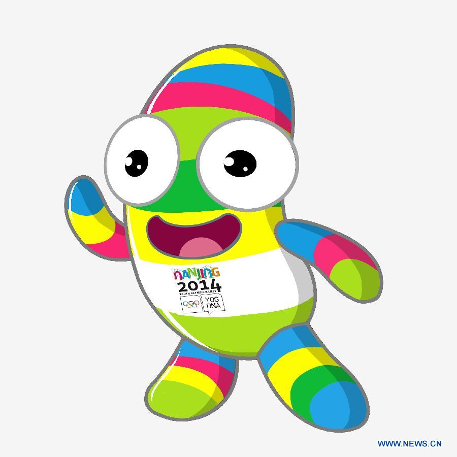 Handout graphic released in Nanjing, east China's Jiangsu Province on Nov. 29, 2012, shows 2014 Summer Youth Olympics' mascot, Lele. (Xinhua) 