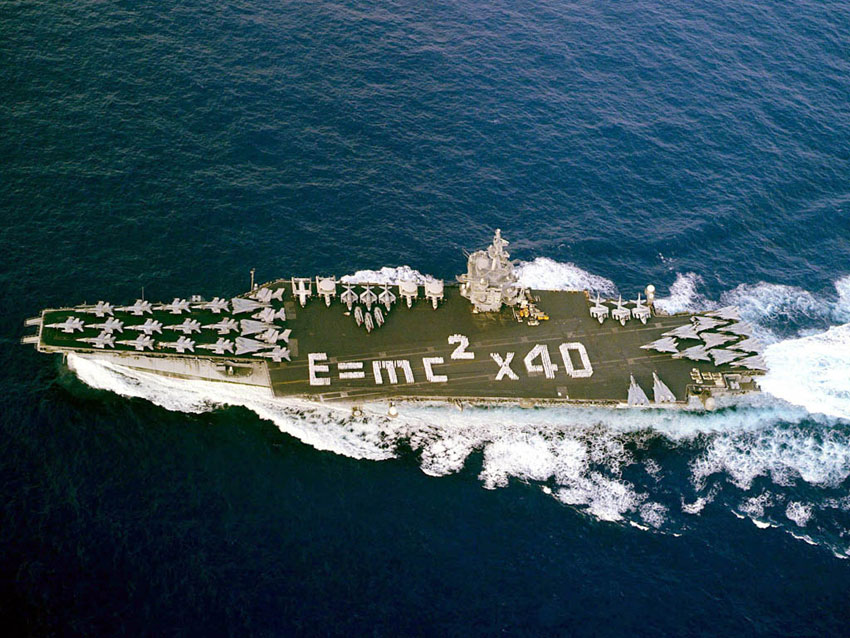 USS Enterprise, the world's first nuclear-powered aircraft carrier was retired from active service on Dec. 1, 2012.