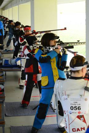 PLA female shooters win first gold medal in 47th World Military Shooting Championship. (Photo by Liu Fengan)