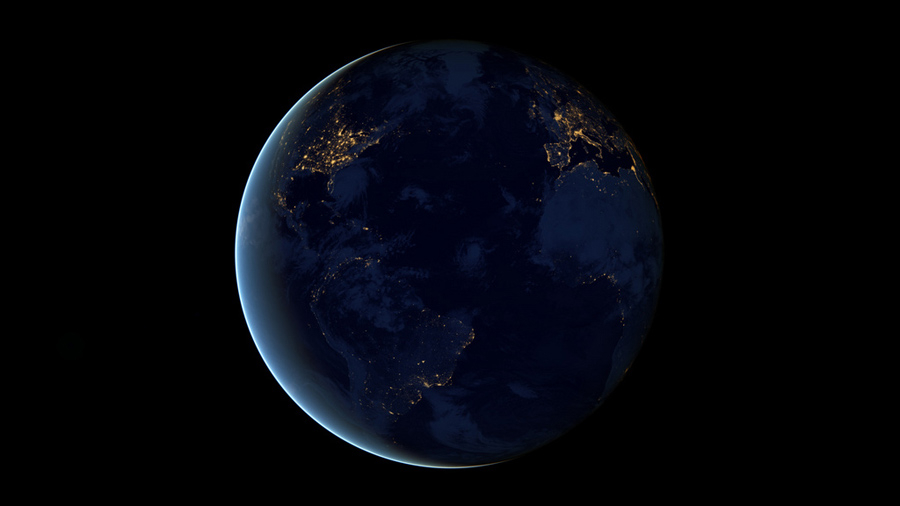 The night side of Earth twinkles with light, and the first thing to stand out is the cities. “Nothing tells us more about the spread of humans across the Earth than city lights,” asserts Chris Elvidge, a NOAA scientist who has studied them for 20 years.(Photo/NASA)