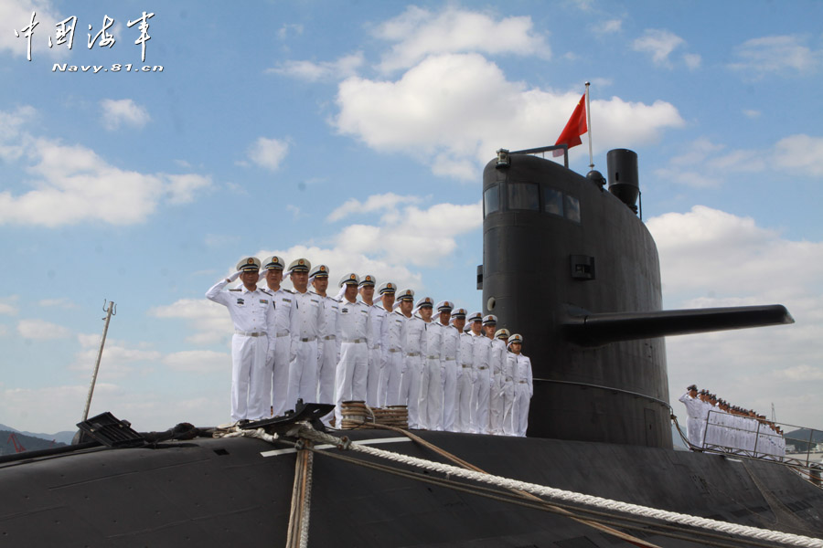 A submarine detachment of the East Sea Fleet under the Navy of the Chinese People's Liberation Army (PLA) making great efforts to strengthen the combat capacity building. (navy.81.cn/Wan Minwu)