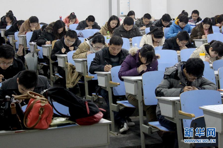 China’s National Civil Service Examination is held on Nov. 25, 2012, with 1.5 million candidates for exam. (Xinhua/Zhang Duan)