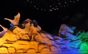 Enjoy the wonderland of ice and snow sculptures