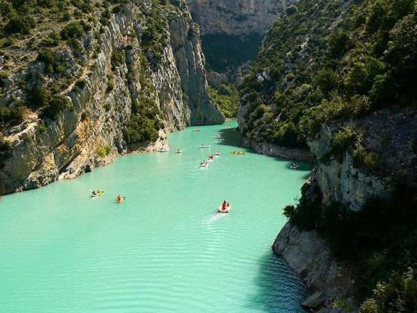 Verdon Gorge, Provence, France. It is one of the most beautiful canyons in Europe. (Photo/Xinhua)