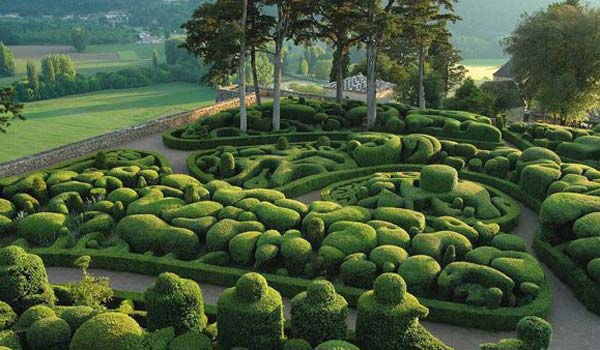 The Gardens at Marqueyssac, hills of Perigord, France. (Photo/Xinhua)