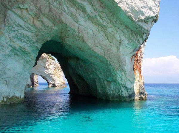 Blue Caves, Zakynthos Island, Greece. Zakynthos is the third largest of Ionian Islands. (Photo/Xinhua)