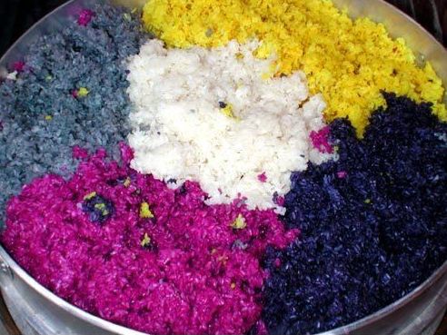 Five-color glutinous rice (www.cyol.net)