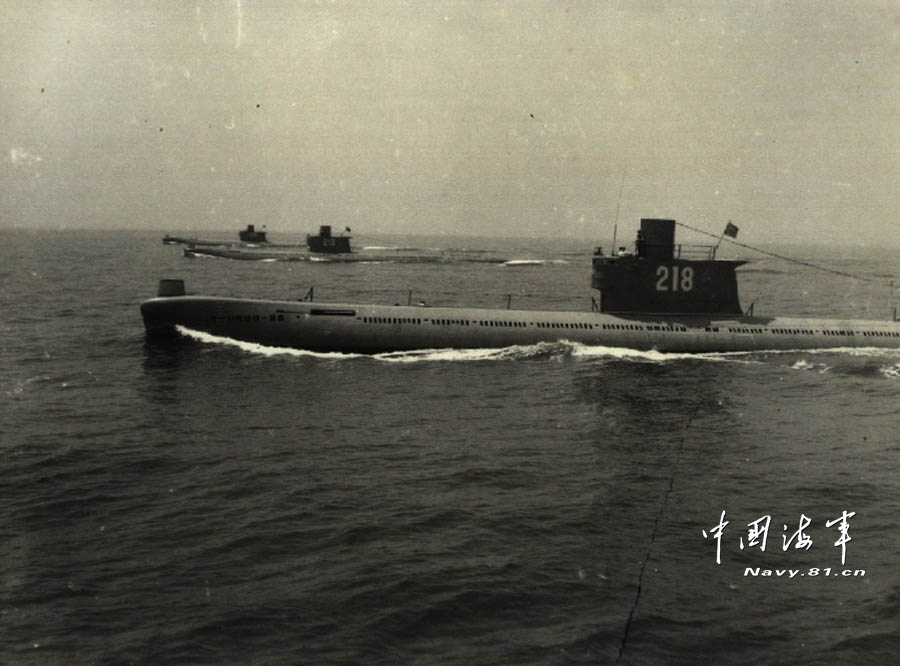 In April 1951, Chinese Navy organizes a group to learn submarine knowledge from the Pacific Fleet of former Soviet navy in Lushun, Dalian, northeast China's Liaoning province. In May 1952, China founds its first submarine base in Qingdao, east China's Shandong province. In June 1954, China establishes its first submarine force to conduct patrol and vigilance missions. (File photo/ Navy.81.cn)  