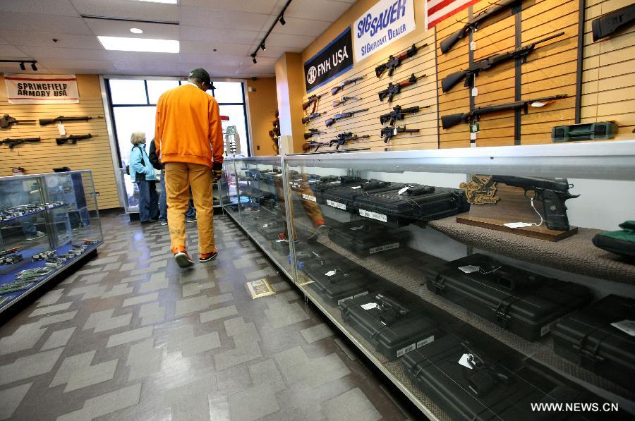 A glimpse of U.S. gun shops - People's Daily Online