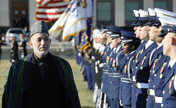U.S. Pentagon greets visiting Afghan president