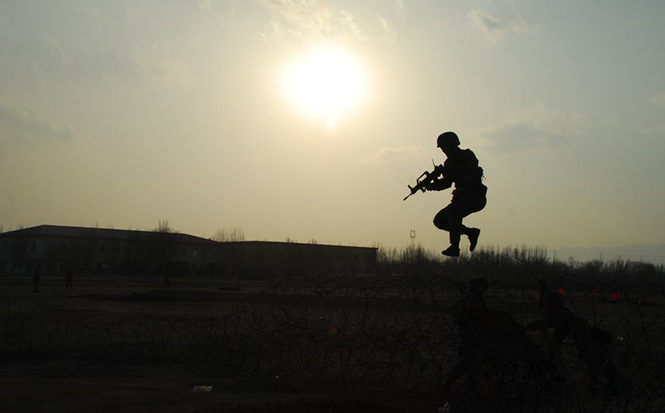 Lanzhou MAC conducts actual-combat drill