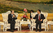 Senior CPC official meets former Italian PM