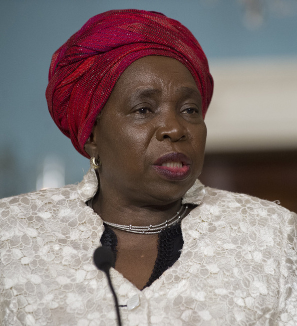 Nkosazana Dlamini-Zuma is a South African politician and former anti-apartheid activist. On July 15, 2012, Dlamini-Zuma was elected by the African Union Commission as chairperson, making her the first woman to lead the organization. She took office on Oct.15, 2012.(Globaltimes.cn)
