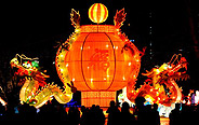 Lantern shows held to celebrate New Year 