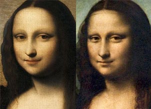 Mona Lisa's new look-both were of Leonardo da Vinci 