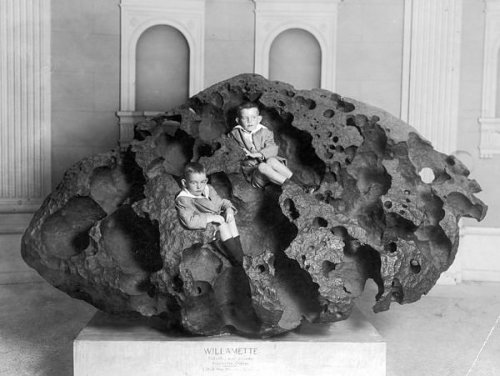 Willamette Meteorite with an estimated mass of over 14 tons (USA, 1902).(Source:gmw.com)