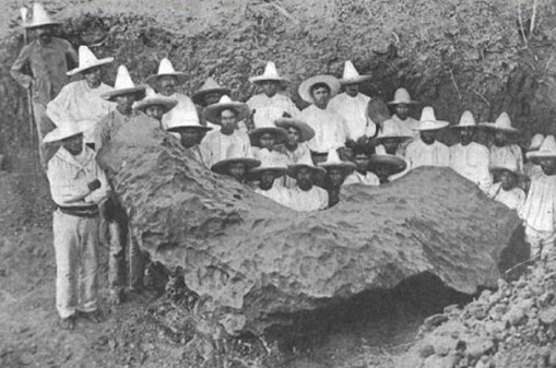 Bacubirito Meteorite with an estimated mass of over 22 tons (Mexico, 1863).(Source:gmw.com) 