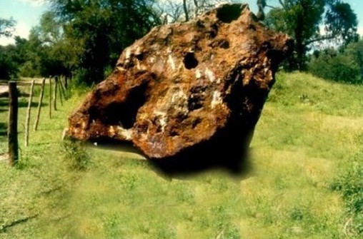 El Chaco Meteorite with an estimated mass of over 37 tons (Argentina,1969).(Source:gmw.com) 