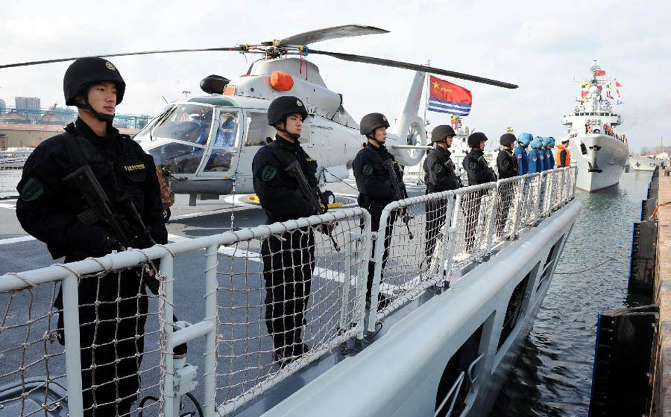 Chinese flotilla sets sail on escort missions 