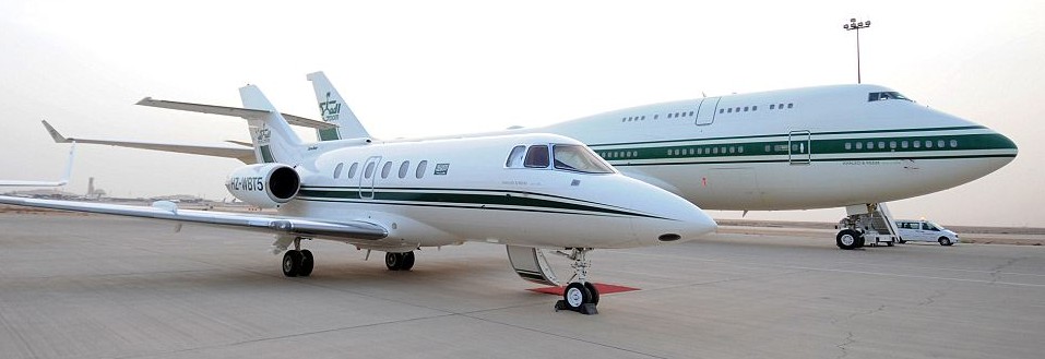 Private plane of Arabia's Prince Alwaleed bin Talal (Source: chinadaily.com.cn)
