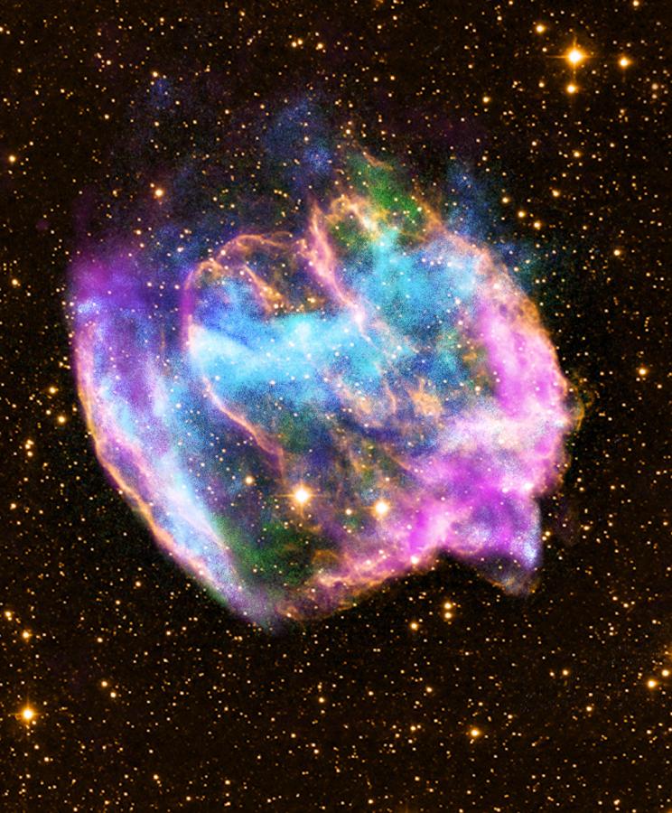 The young black hole, located within a supernova remnant, was created by a rare supernova explosion of a massive star, according to a written statement from NASA. The administration's Chandra X-ray Observatory captured images of the so-called remnant W49B, located 26,000 light-years away.  (Xinhua/AFP Photo)