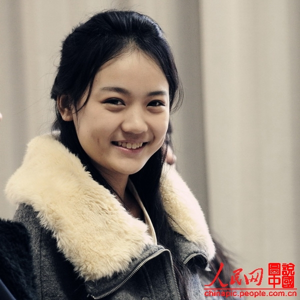Candidate for Communication University of China, Beijing, Feb.1, 2013. (Photo/People's Daily Online)