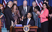 Obama signs Violence Against Women Act