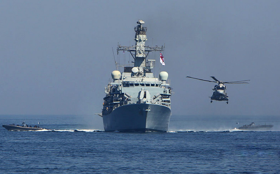 Warships in 'Peace-13' joint military exercise