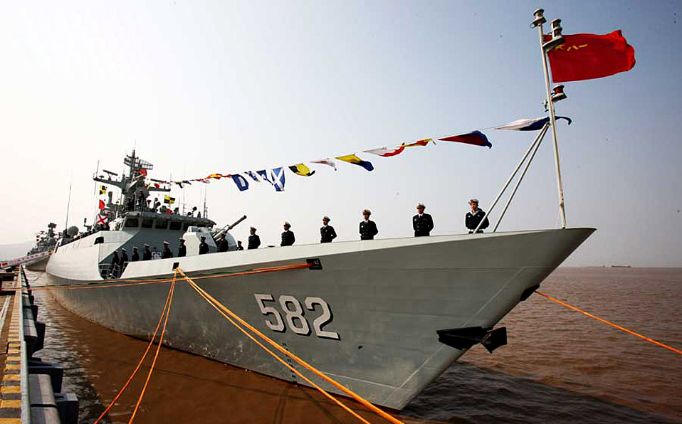 New-type guided missile frigate 'Bengbu' is commissioned to PLA Navy
