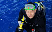 Frogmen in diving training to conduct mission