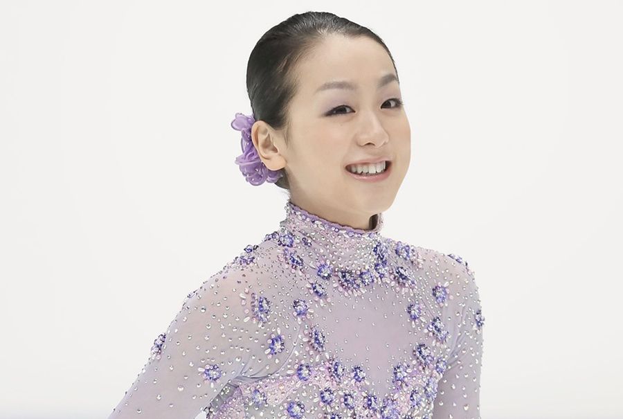 Mao Asada, Japanese contestant, won bronze medal at the 2013 World Figure Skating Championship.(Photo/Xinhuanet.com)