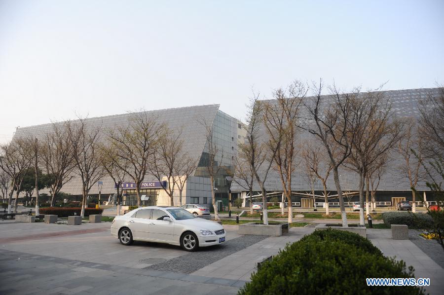 Photo taken on March 17, 2013 shows the Suntech Power headquarters in Wuxi, east China's Jiangsu Province. China's leading solar panel maker Suntech Power, a New York-listed private company based in Wuxi, declared bankruptcy on Wednesday. (Xinhua/Shen Peng) 