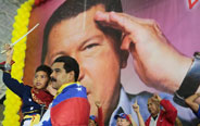 Venezuela's Acting President Maduro in rally