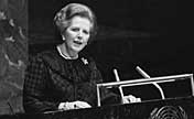 In pictures: British former PM Margaret Thatcher 