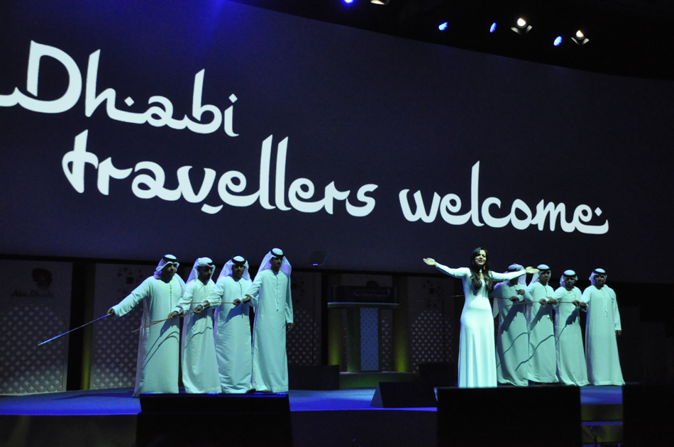 2013 World Travel & Tourism Council (WTTC) Global Summit kicks off on April 9, in Abu Dhabi, the capital of the United Arab Emirates. (People's Daily Online/ Yao Chun)