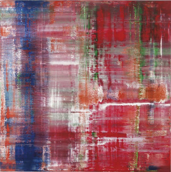 Gerhard Richter's Abstraktes Bild (798-3) fetched $21,810,500 in May in New York, a world auction record for the artist.  (Chinadaily.com.cn)