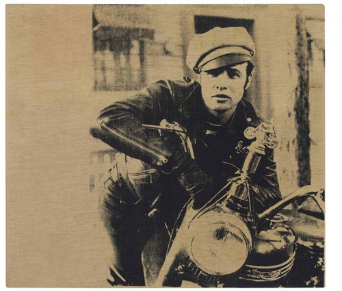 An Andy Warhol silkscreen of actor Marlon Brando, "Marlon," a 1966 silkscreen, is shown in this Christie's handout image on September 5, 2012. (Chinadaily.com.cn)