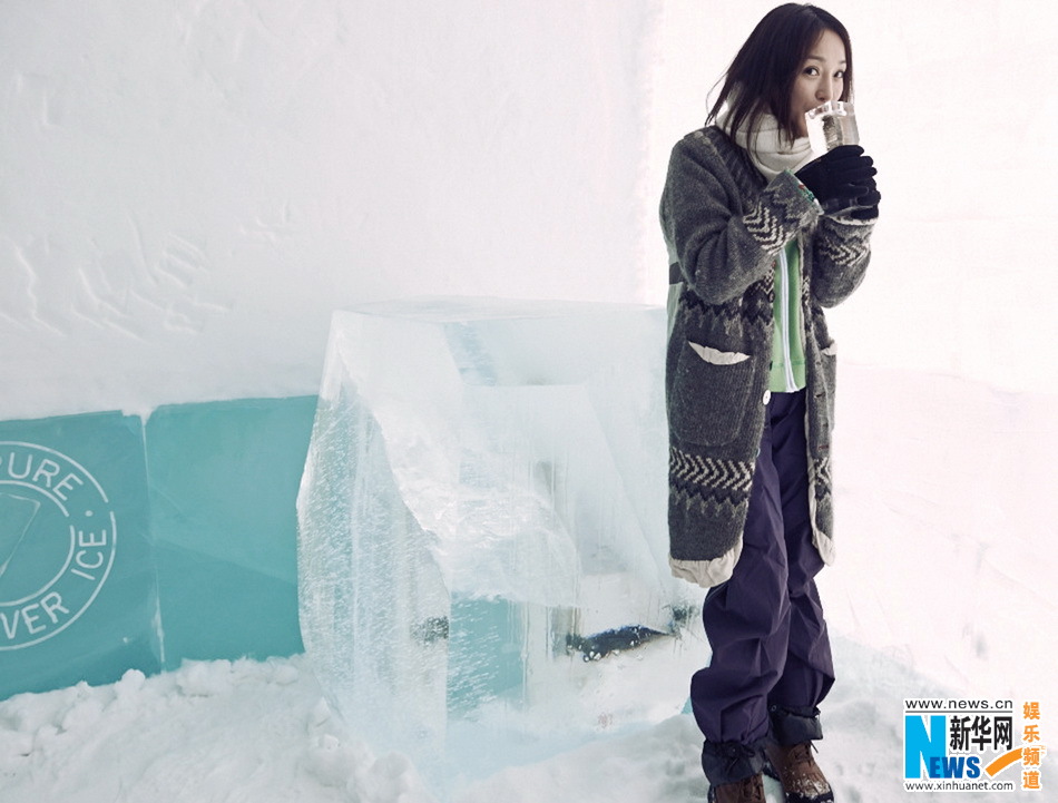 Chinese actress Zhou Xun in Sweden (Xinhuanet)