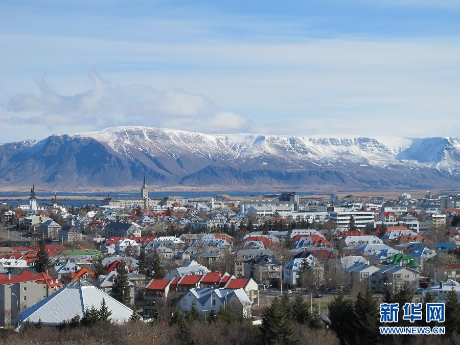 A photo shows the beautiful scene of Reykjavik, the capital of Iceland on April 11. (Xinhua/He Miao)