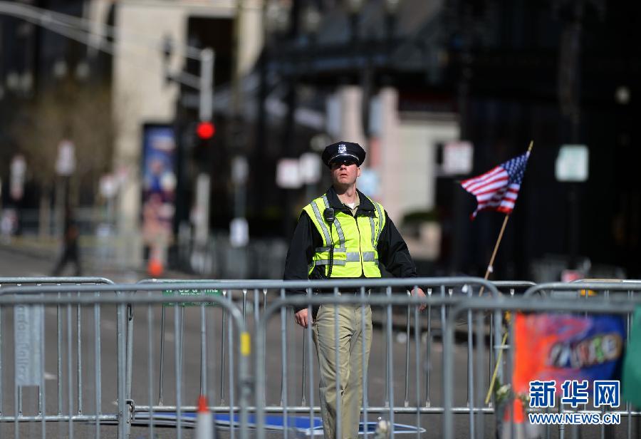 Two explosions occurred near the Boston Marathon finish line on April 15, 2013, local media reported. (Photo/ Xinhua)