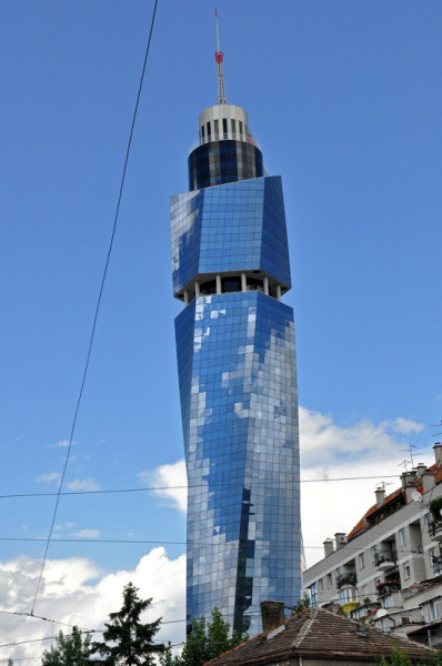 Avaz Twist Tower in Sarajevo, Bosnia and Herzegovina