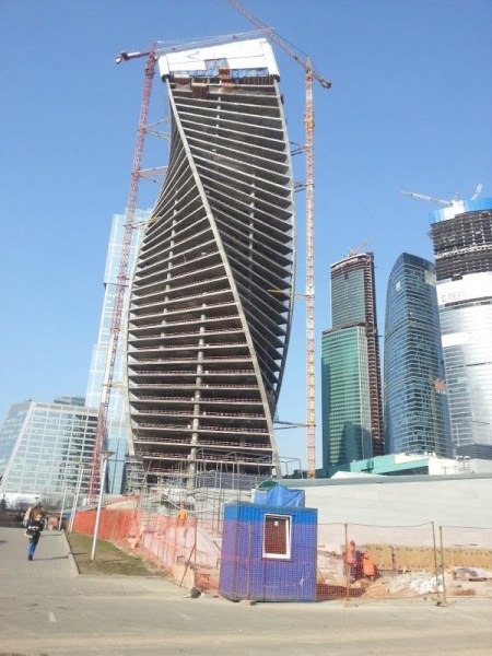 Evolution Tower in Mosco, Russia