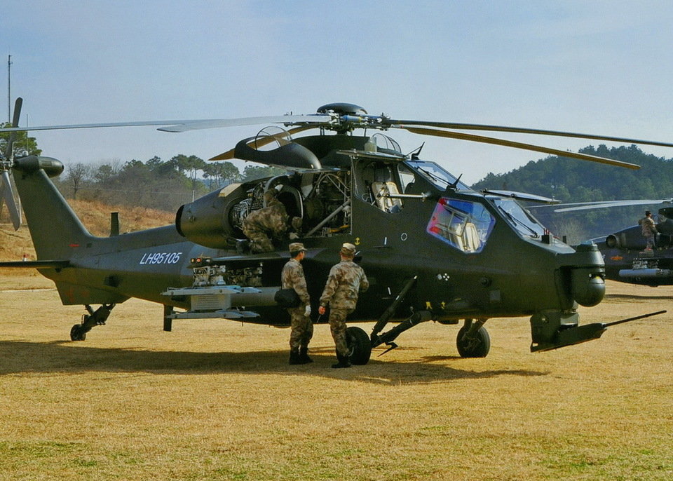 China's WZ-10 armed helicopter. (China Military Online/Shi Shaohua, Zhou Jingbo)