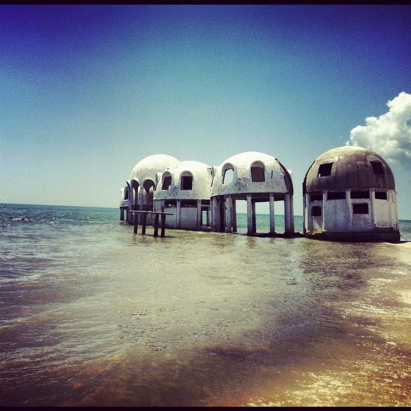 The abandoned domes in South Florida.(Photo/huanqiu.com) 