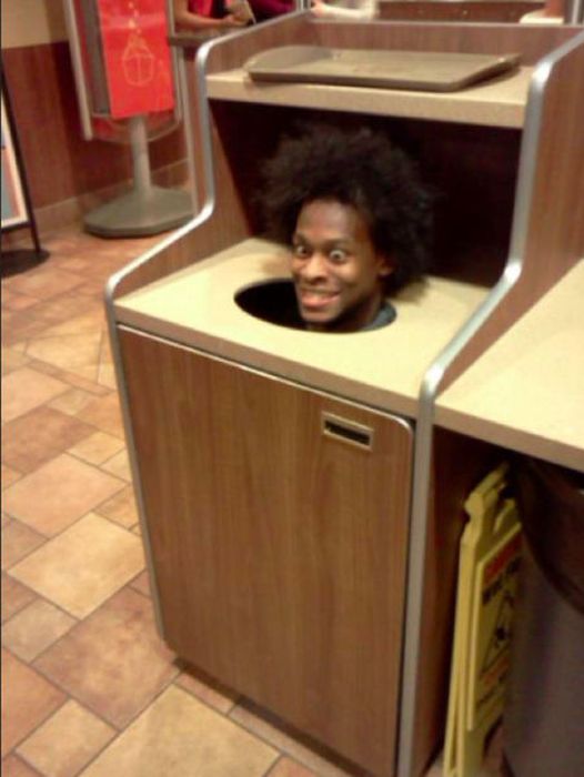 Weird people in McDonald  (11)
