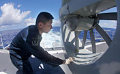 Naval fleet continues training in the West Pacific