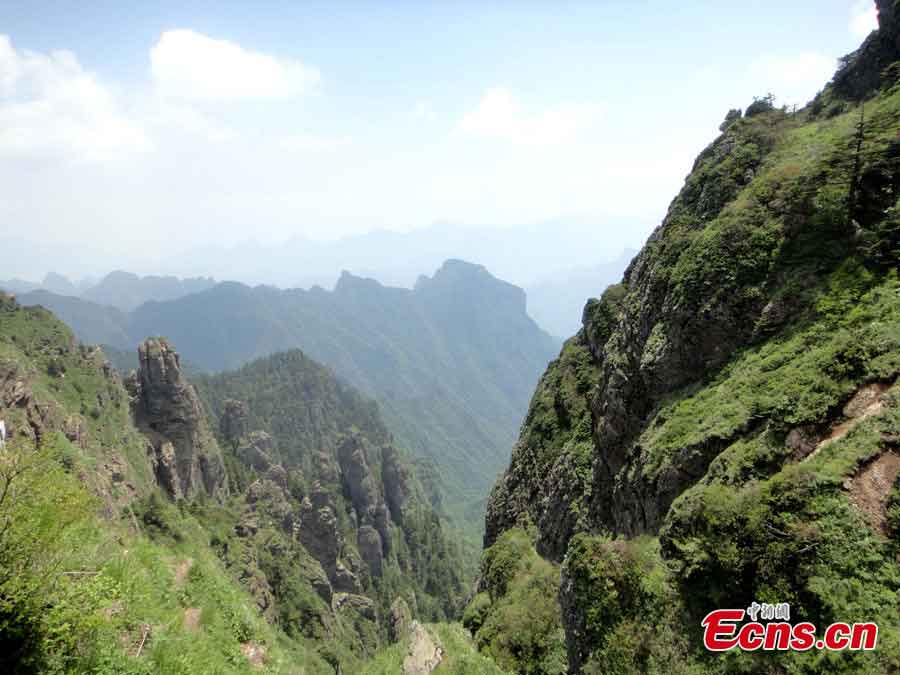 Photo taken on June 5, 2013 shows the scenery of Shennongjia in Central China's Hubei Province. The Sixth China International Eco-Cultural Tourism Festival kicked off here on Wednesday. (CNS/Ai Qiping)