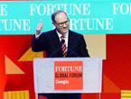 Fortune magazine's managing editor Andy Serwer addresses the opening ceremony 